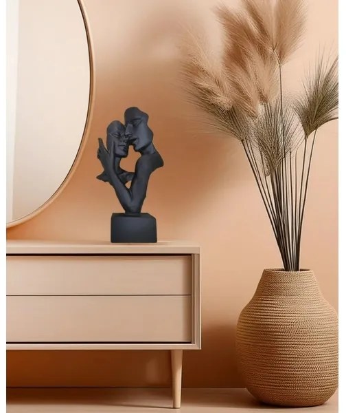 Decorazione da tavolo 29x9x17 cm resina/nera