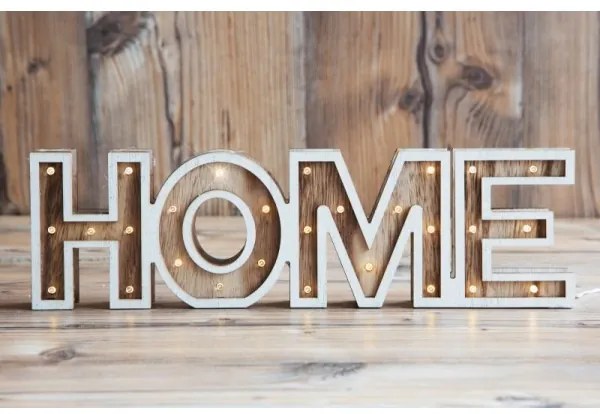 Globo 29975 - Lampada da tavolo LED HOME 28xLED/0,06W/3xAA pioppo