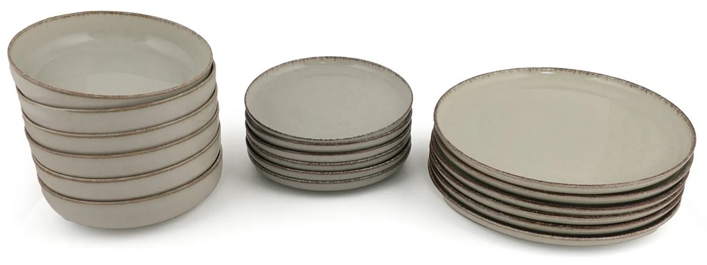 Set 18 pezzi tavola verde chiaro