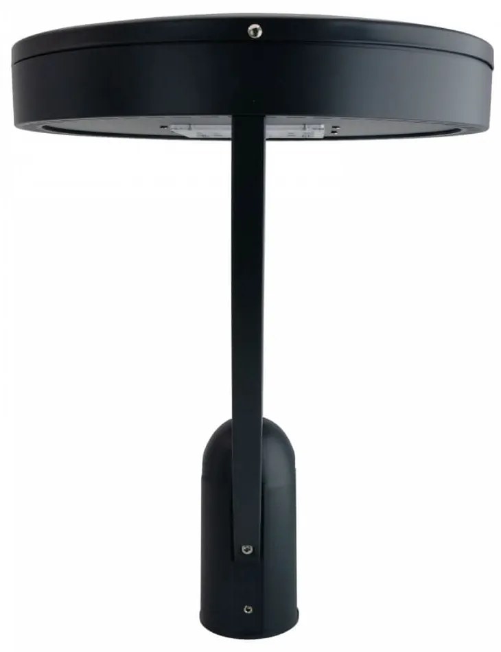 Lampione Stradale 65W, Iron Black,1-10V, Programmabile,driver Philips Colore Bianco Caldo 2.700K