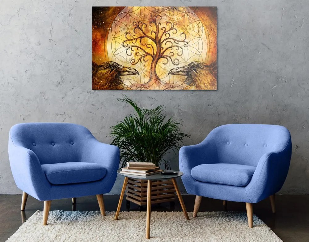 Quadro su tela – Albero della vita magico