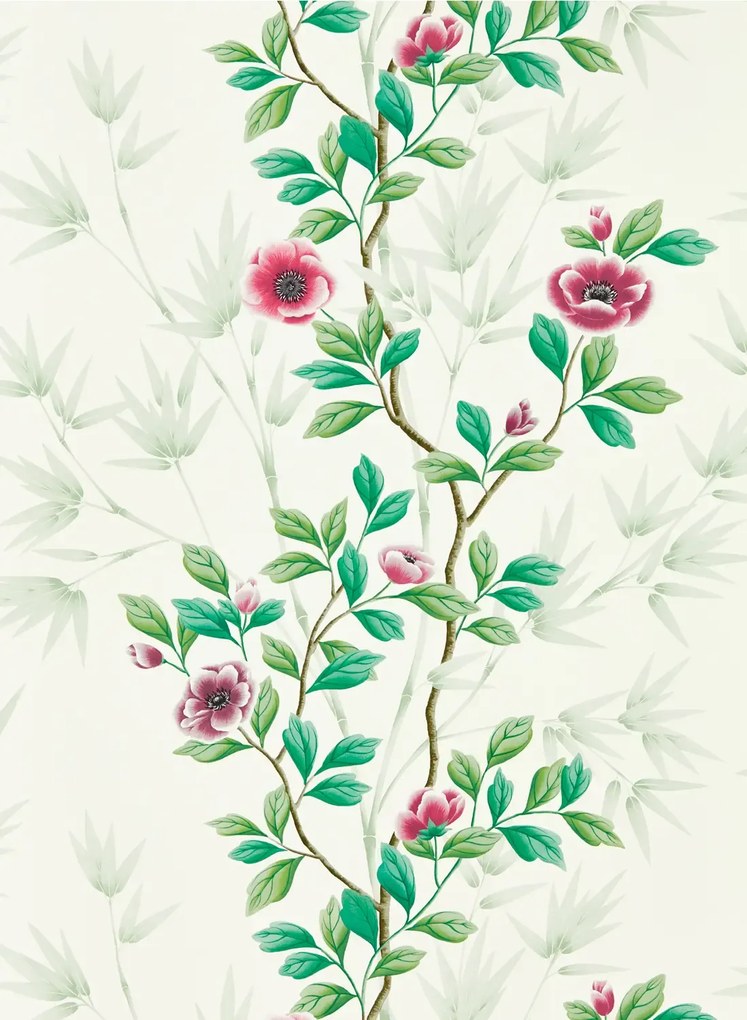 Harlequin Carta da parati Lady Alford - Fig Blossom/ Magenta
