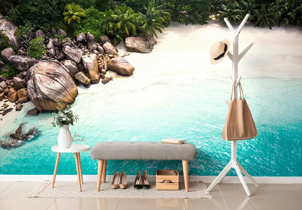 Carta da parati – Costa delle Seychelles