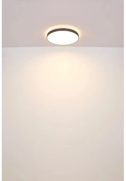 Globo 41262-24 - Plafoniera LED ECLYPSE LED/24W/230V diametro 48 cm antracite