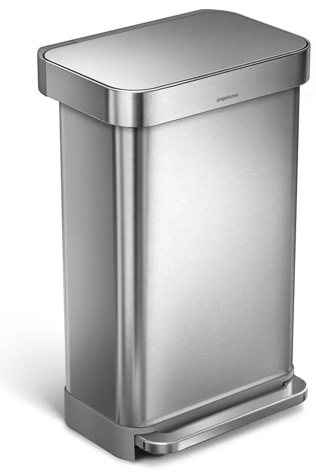 Bidone a pedale in acciaio inox 45 l - simplehuman