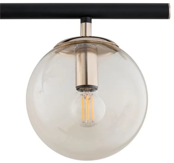 Lampadario a sospensione con supporto rigido LURO 4xE14/40W/230V