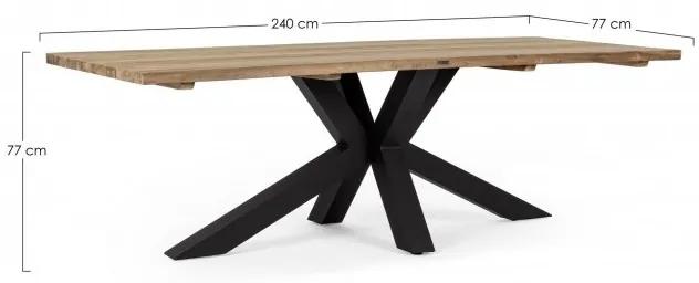 Tavolo in Legno FSC Ramsey per Esterno cm 240x100x h77