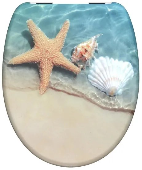 Schütte 82196 - Sedile WC BEACH SoftClose in Duroplast