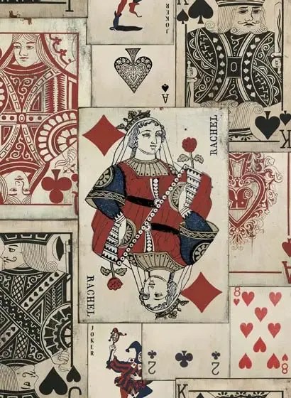 Mindthegap Carta da parati Playcards - WP20019