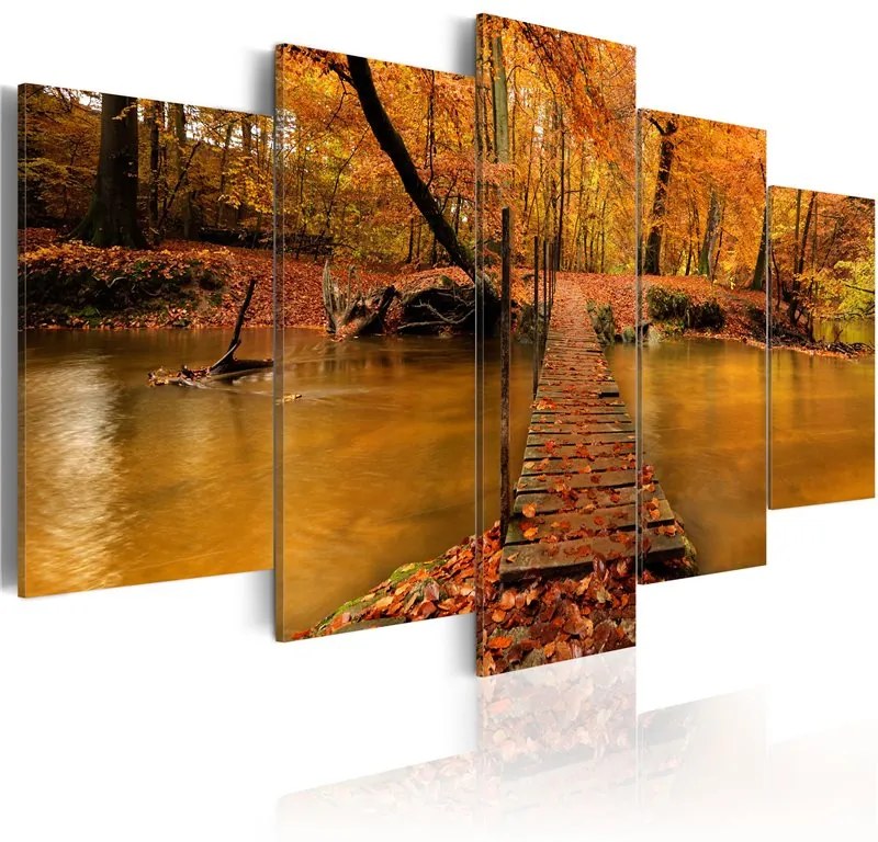 Quadro Redness of autumn  Colore Marrone, Dimensioni e Misure 100x50