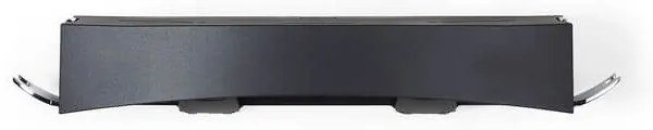 Mensola a muro nera autobloccante per doccia Clever Flip - Compactor