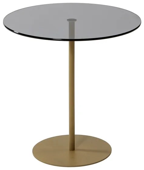 Tavolino CHILL 50x50 cm oro/nero