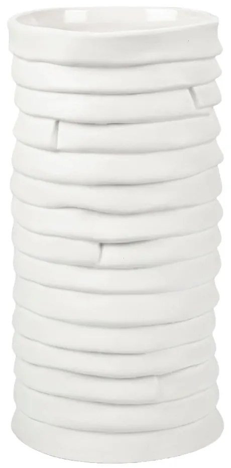 Vaso in porcellana bianca fatto a mano Ribbon - Mette Ditmer Denmark