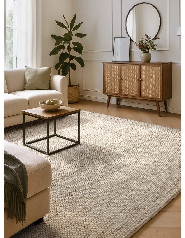 Tappeto beige tessuto a mano con lana 200x300 cm Peas - Villeroy&amp;Boch