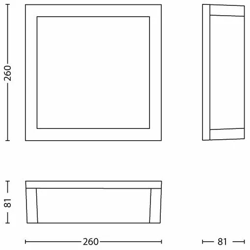Philips - Plafoniera da esterno SKIES 2xE27/14W/230V IP44 grigio