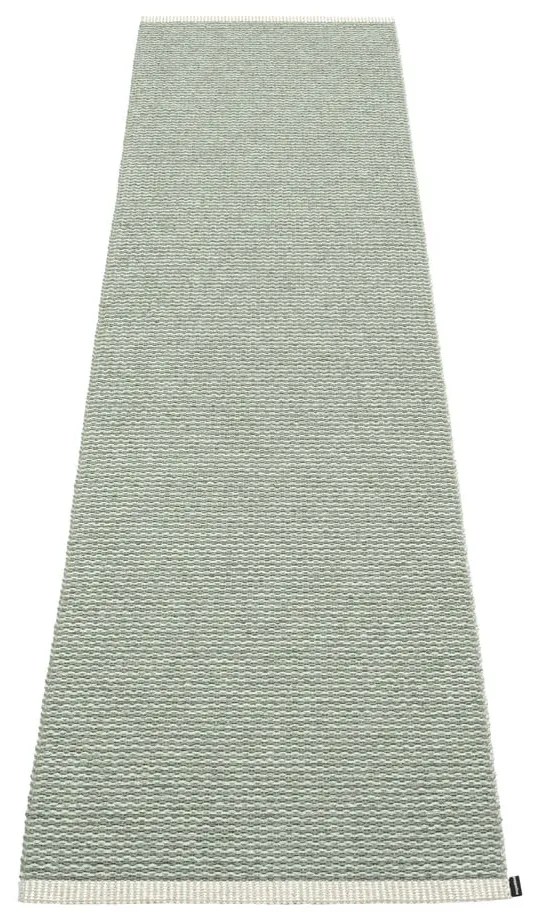 Passatoia da interno/esterno verde chiaro 60x250 cm Mono Sage Army – Pappelina