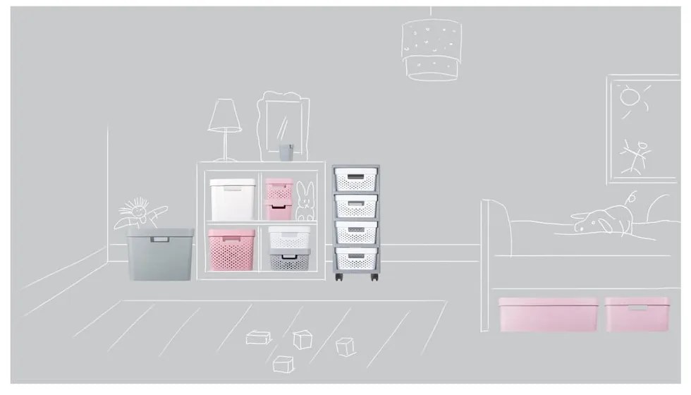 Contenitore bianco Simpla Gordinho Infinity - Curver