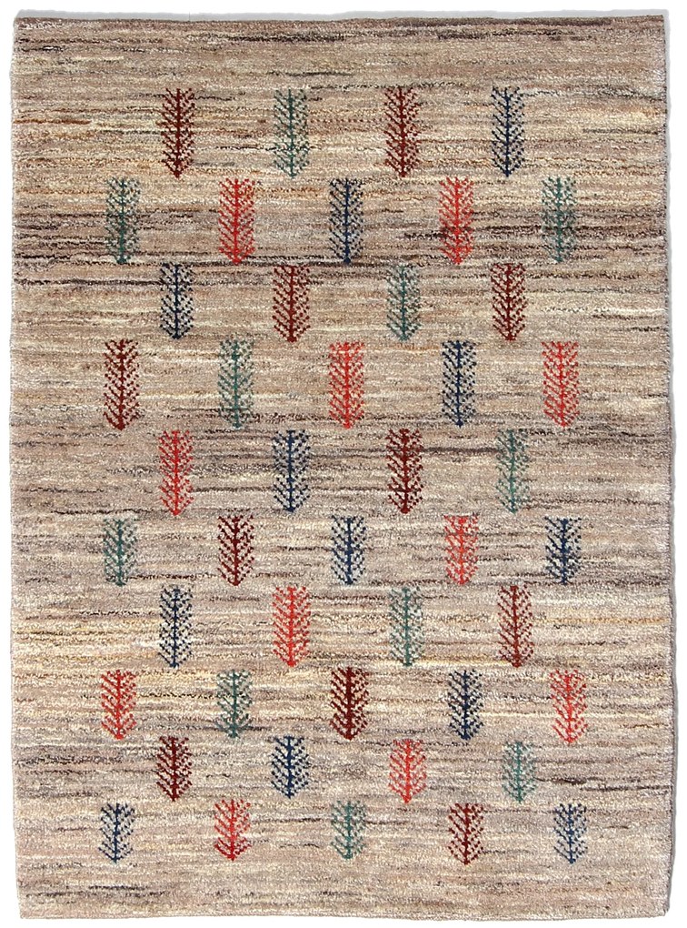 Gabbeh Tappeto persiano 140x100 Beige (Iran) Annodato A Mano