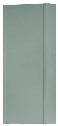 Pensile bagno Niwa laccato opaco verde timo, 1 anta apertura da sinistra P 17 x L 30 x H 78.5 cm