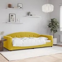 Letto da Giorno Giallo 90x200 cm in Vellutocod mxl 105802