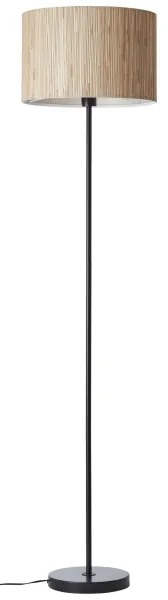 Brilliant - Lampada da terra WIMEA 1xE27/52W/230V nera/beige