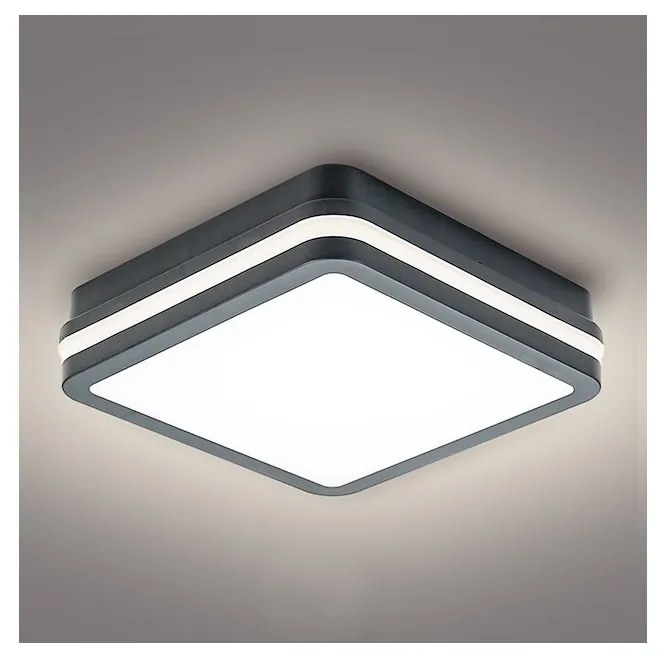Brilagi - Lampada LED da esterno con sensore BENE LED/18W/230V 22x22 cm IP54