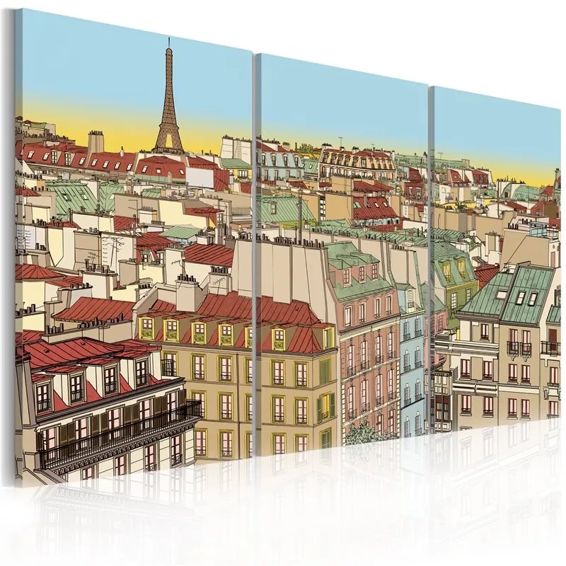 Quadro Parigi caramellosa