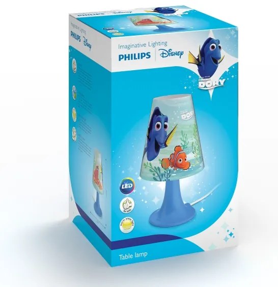 Philips 71795/90/16 - Lampada LED da tavolo per bambini DISNEY ALLA RICERCA DI DORY LED/2,3W/230V