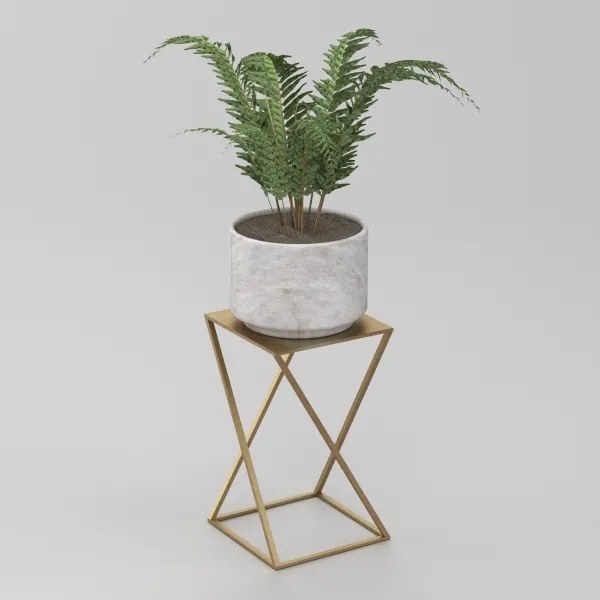 Portafiori  40x24 cm oro