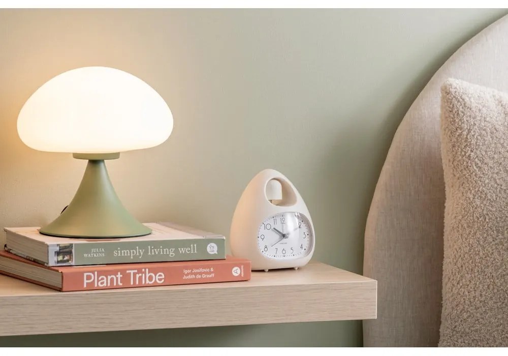 Lampada da tavolo verde (altezza totale 21 cm) Hongo – Leitmotiv