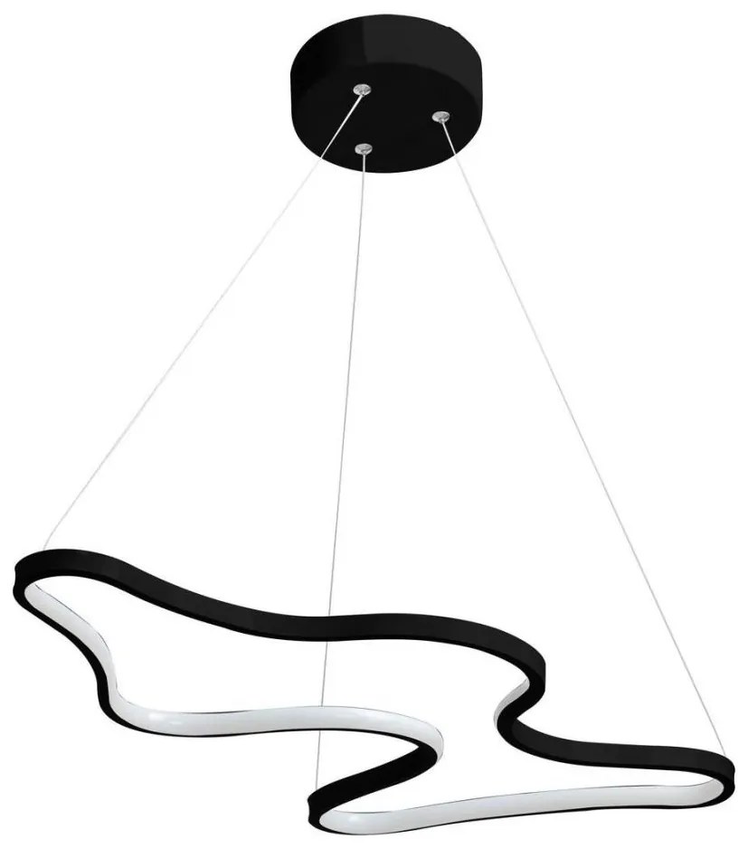 Lampadario LED sospeso con cavo ARTISAN LED/36W/230V 6500K nero