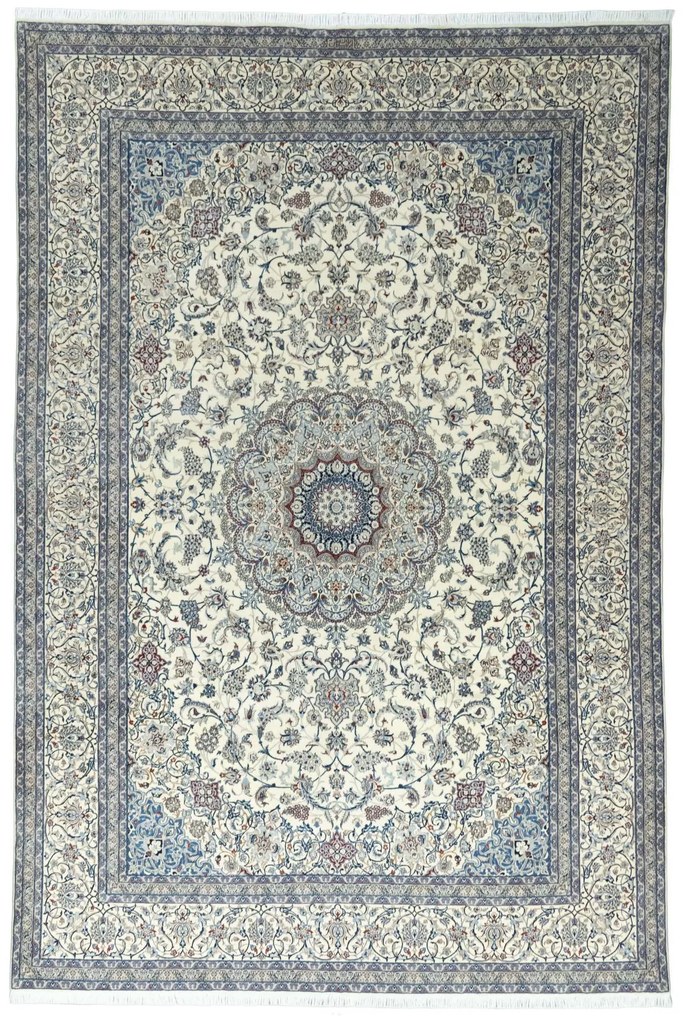 Nain Tappeto 260 x 390 Beige (Iran) Annodato A Mano