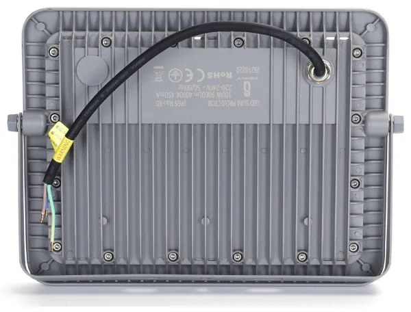 Aigostar - Riflettore LED LED/100W/230V grigio 4000K IP65