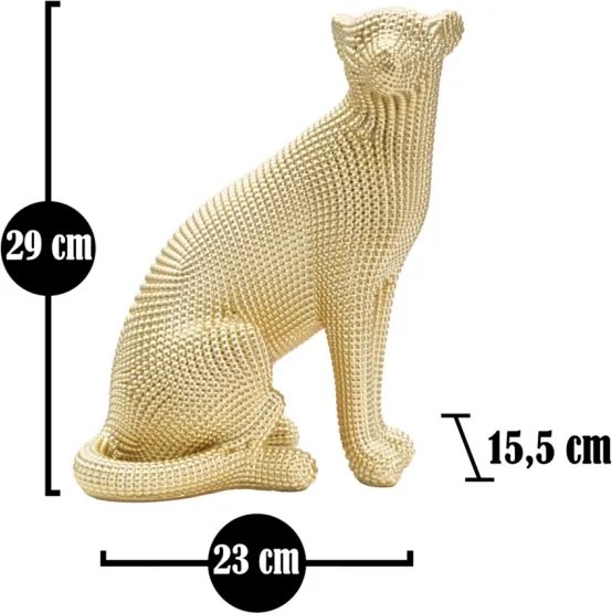 Leopardo Gold Cm 23X15,5X29