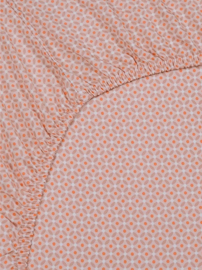 Lenzuolo con angoli boxspring in cotone Cross Stitch