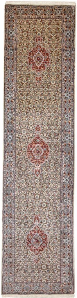 Moud Tappeto 70 x 300 Verde (Iran) Annodato A Mano