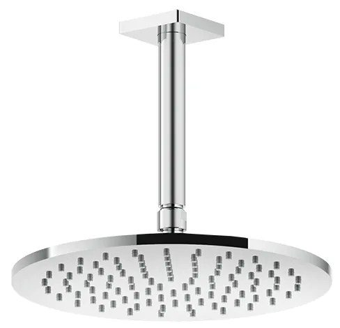 Soffione anticalcare doccia 25 cm a soffitto orientabile cromo rilievo 59152 gessi