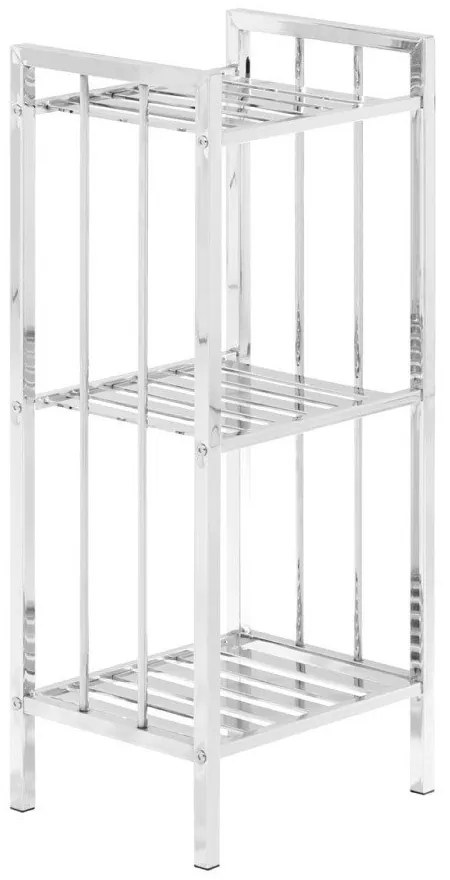 Mensola da bagno in argento 33x73 cm - Premier Housewares