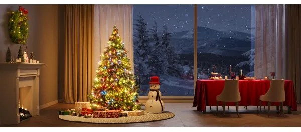 Govee - Catena natalizia a LED RGBICW per esterni 2700-6500K 20m Wi-Fi Matter IP66