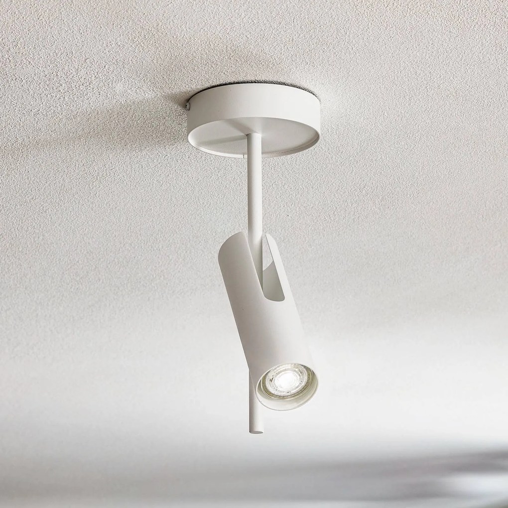 SIGMA Faretto da soffitto Leda 1, 1 luce, bianco