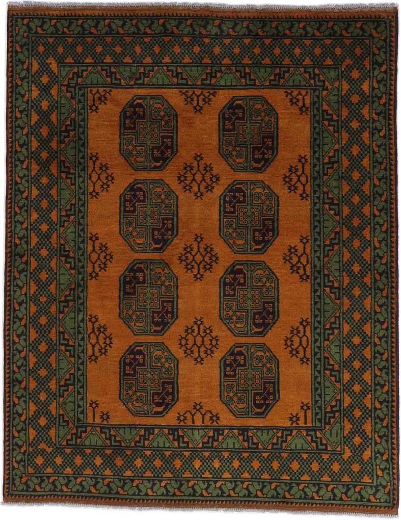 Afghan Tappeto 190 x 150 (Afghanistan) Annodato A Mano