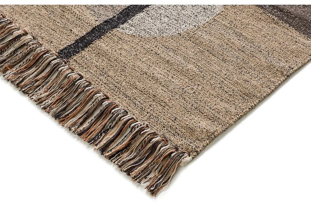 Tappeto in cotone riciclato lavabile/tessuto a mano 120x170 cm Chandia – Universal