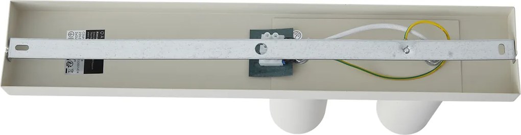 Faretto da soffitto moderno beige 2 luci inclinabile - Renna