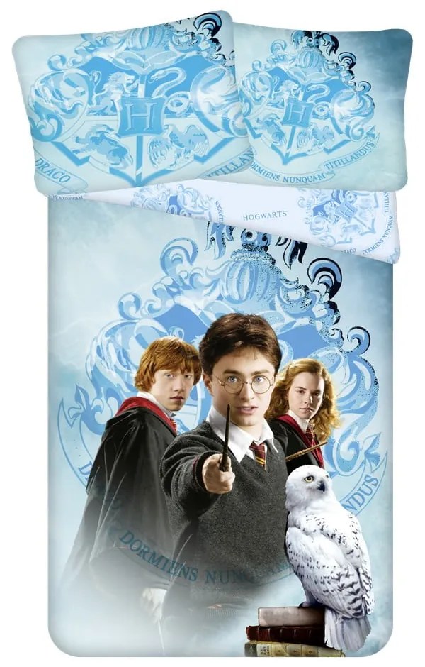 Biancheria da letto singola per bambini in microfibra 140x200 cm Harry Potter - Jerry Fabrics