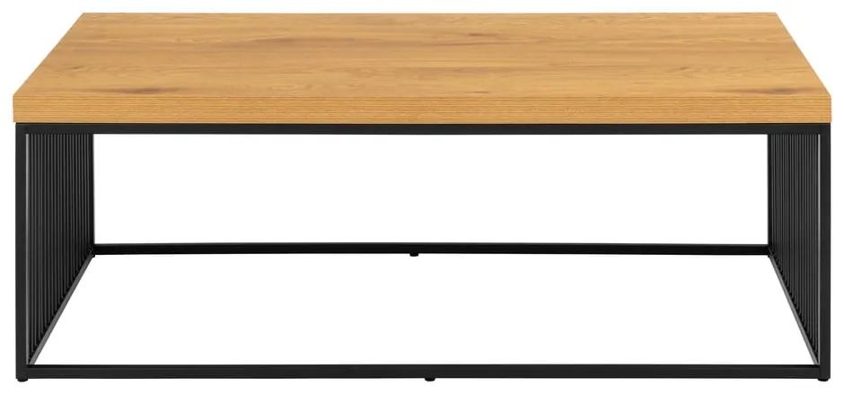 Tavolino con piano in rovere decorato in colore naturale 60x120 cm Strington - Actona
