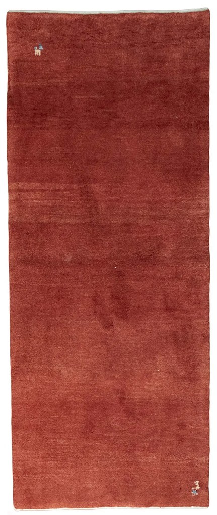 Gabbeh Tappeto persiano 190 x 80 Rosso (Iran) Annodato A Mano