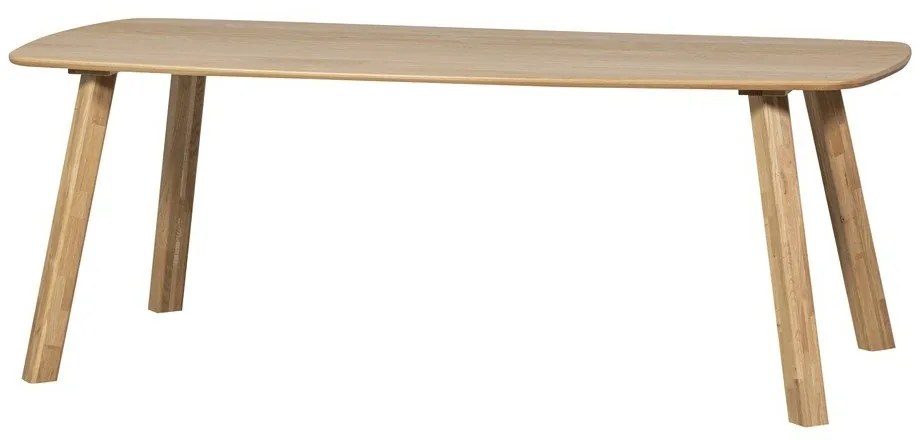 Tavolo da pranzo in rovere massiccio 100x180 cm Tablo – WOOOD