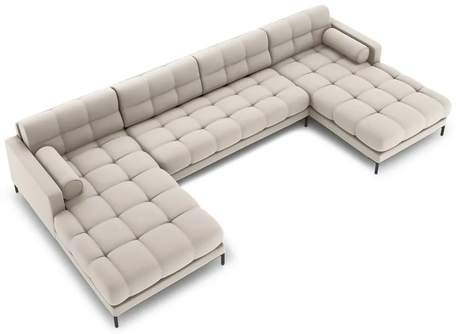 Divano angolare a U beige Bali - Cosmopolitan Design