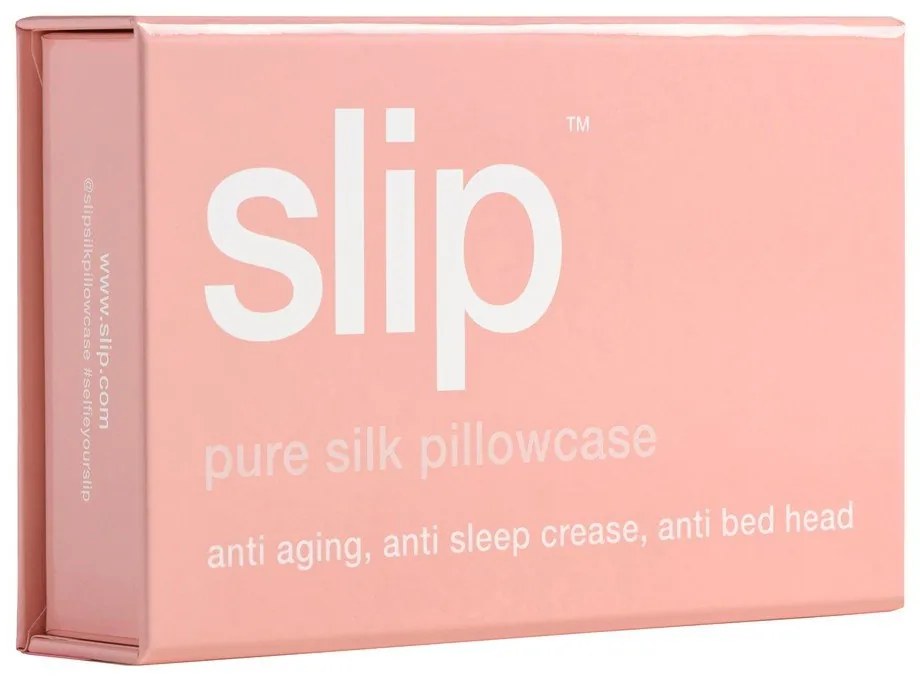 Federa per cuscino in seta 51x76 cm Pink – slip