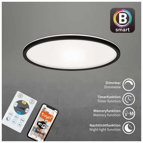 Briloner 7059-015 - Luce LED dimmerabile SLIM LED/22W/230V Wi-Fi Tuya + +TC